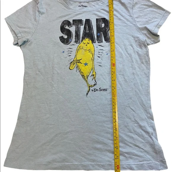 Dr. Seuss “Star” Lorax Light Blue T-shirt Size Medium - Picture 4 of 7